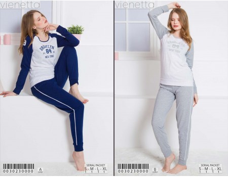 Комплект штанов и футболки с длинным рукавом Vienetta Secret Арт: 003023-0000