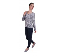 Комплект штанов и футболки с длинным рукавом Nicoletta Арт: 84947