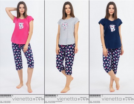 Комплект капри и футболки Vienetta Secret Арт: 008018-6530