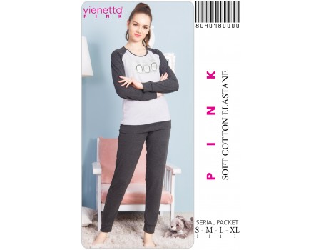 Комплект штанов и футболки с длинным рукавом Vienetta Secret Арт: 804078-0000