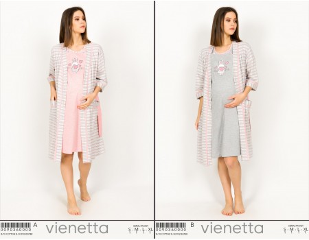 Комплект туники с халатом для беременных мам Vienetta Secret Арт: 009036-0000