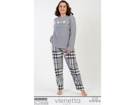 Комплект штанов и футболки с длинным рукавом из полара Vienetta Secret Арт.: 203092-0188
