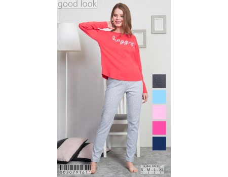 Комплект штанов и футболки с длинным рукавом Vienetta Secret Арт: 003079-1611