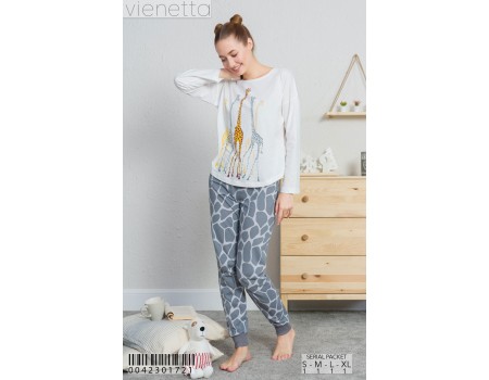 Комплект штанов и футболки с длинным рукавом Vienetta Secret Арт: 004230-1721