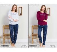 Комплект из штанов и футболки с длинным рукавом Vienetta Secret Арт: 004059-0267