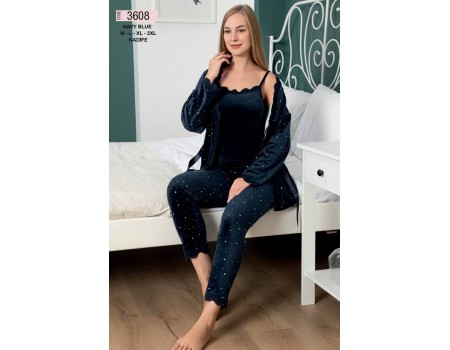 Комплект тройка MIRANO Арт.: 3608-3 / Navy Blue /