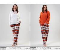 Комплект штанов и футболки с длинным рукавом из полара Vienetta Secret Арт.: 201004-8758