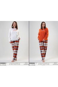 Комплект штанов и футболки с длинным рукавом из полара Vienetta Secret Арт.: 201004-8758