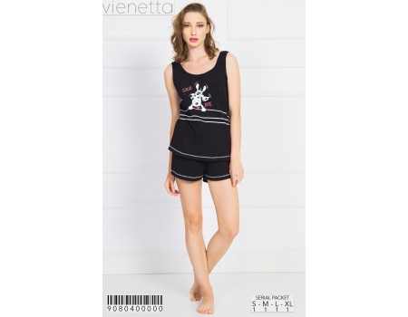 Комплект шорт и майки на широких шлейках Vienetta Secret Арт: 908040-0000