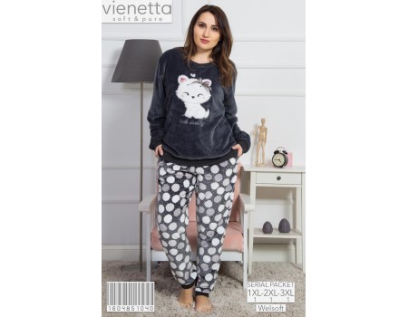 Комплект штанов и футболки с длинным рукавом Vienetta Secret Арт: 160485-1040