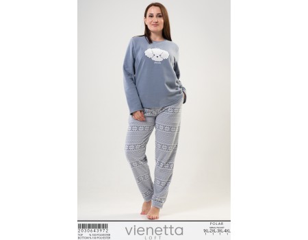 Комплект штанов и футболки с длинным рукавом из полара Vienetta Secret Арт.: 203064-3972