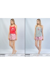 Комплект шорт и майки на тонких шлейках Vienetta Secret Арт: 106175-0507