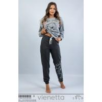 Комплект штанів і худі oversize на байці Vienetta Secret Арт.: 105222-0000
