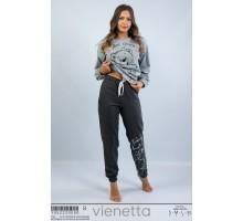 Комплект штанів і худі oversize на байці Vienetta Secret Арт.: 105222-0000