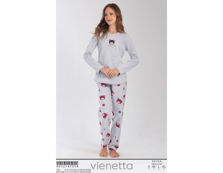 Комплект штанов и футболки с длинным рукавом на байке Vienetta Secret Арт.: 403214-7054