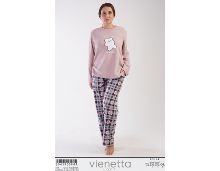 Комплект штанов и футболки с длинным рукавом из полара Vienetta Secret Арт.: 304190-5844