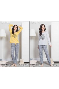 Комплект штанов и футболки с длинным рукавом Vienetta Secret Арт: 004054-0523