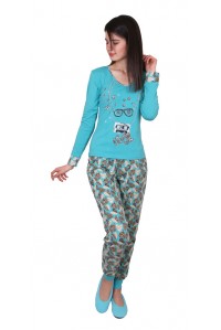 Комплект штанов и футболки с длинным рукавом Nicoletta Арт: 86459