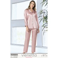 Комплект сатиновый из штанов и рубашки Vienetta Secret Арт: 160798-4952
