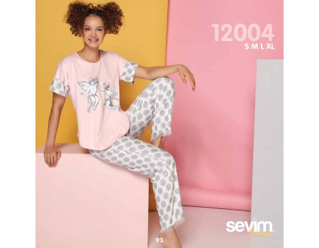 Комплект женский из штанов и футболки SEVIM Арт: 12004