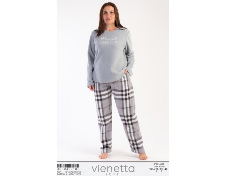 Комплект штанов и футболки с длинным рукавом из полара Vienetta Secret Арт.: 303035-0188