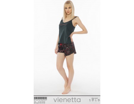 Комплект шорт и майки на узких шлейках Vienetta Secret Арт.: 012123-6507