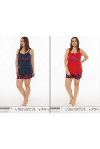 Комплект шорт и майки на узких шлейках Vienetta Secret Арт.: 012200-0331