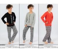 Дитяча піжама для хлопчика зі штанів та футболки з довгим рукавом Vienetta Kids Арт.: 104192-2496