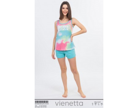 Комплект шорт и майки на широких шлейках Vienetta Secret Арт: 008086-5330
