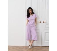 Комплект капри и футболки Nicoletta Арт: 46000-1 / Лиловый /