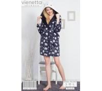 Халат из велсофта Vienetta Secret Арт: 160479-1034