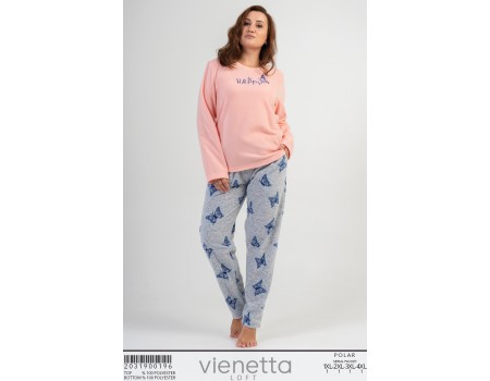 Комплект штанов и футболки с длинным рукавом из полара Vienetta Secret Арт.: 203190-0196