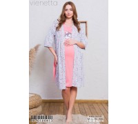 Комплект туники с халатом для беременных мам Vienetta Secret Арт: 007018-6413