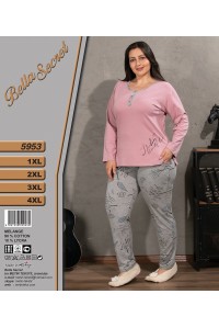 Комплект хлопковый из штанов и кофты Metin Bella Secret Арт: 5953