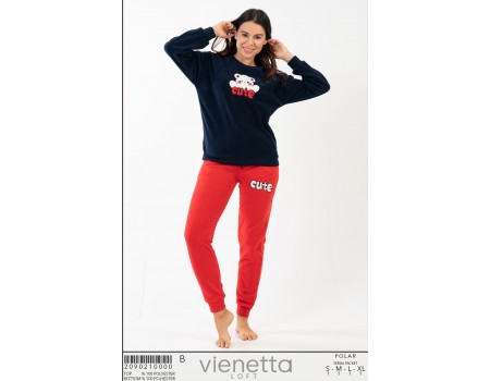 Комплект штанов и футболки с длинным рукавом из полара Vienetta Secret Арт.: 209021-0000
