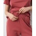 Комплект капри и футболки Nicoletta Арт: 46000-3 / Бордовый /
