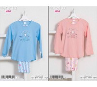 Детская пижама для сна из штанов и футболки с длинным рукавом Vienetta Kids Арт: 003084-2160