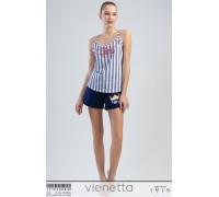 Комплект шорт и майки на тонких шлейках Vienetta Secret Арт: 111066-0448