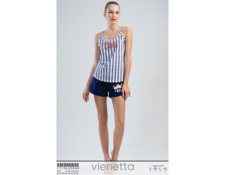 Комплект шорт и майки на тонких шлейках Vienetta Secret Арт: 111066-0448