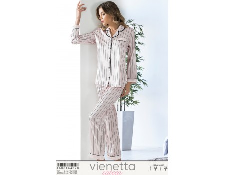 Комплект сатиновый из штанов и рубашки Vienetta Secret Арт: 160816-4878