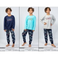 Детский комплект из штанов и футболки с длинным рукавом Vienetta Kids Арт.: 104036-0468