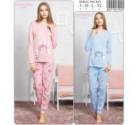 Комплект штанів та футболки з довгим рукавом Vienetta Secret Арт: 802135-7090