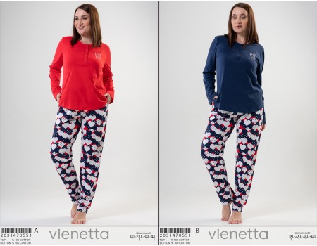 Комплект штанов и футболки с длинным рукавом Vienetta Secret Арт.: 203147-0551