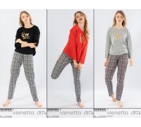 Комплект штанов и футболки с длинным рукавом Vienetta Secret Арт.: 104201-2496