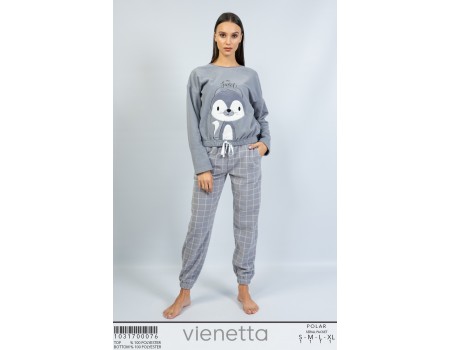 Комплект штанов и футболки с длинным рукавом из полара Vienetta Secret Арт.: 103170-0076