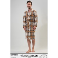 Халат з полару Vienetta MAN серія LOFT Арт.: 201032-0063
