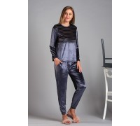 Комплект женский из штанов и футболки с длинным рукавом SEVIM Арт: 11733