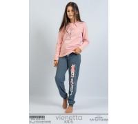 Детский комплект на байке из штанов и футболки с длинным рукавом Vienetta Kids Арт.: 105225-0000