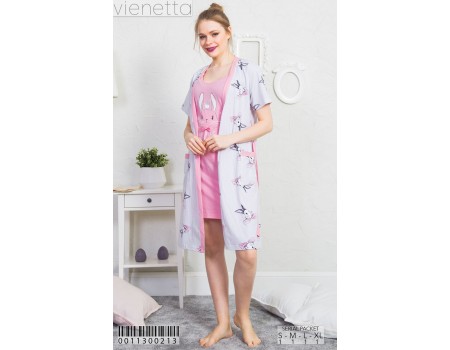 Комплект туники с халатом Vienetta Secret Арт: 001130-0213