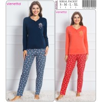 Комплект штанов и футболки с длинным рукавом Vienetta Secret Арт: 704235-4229